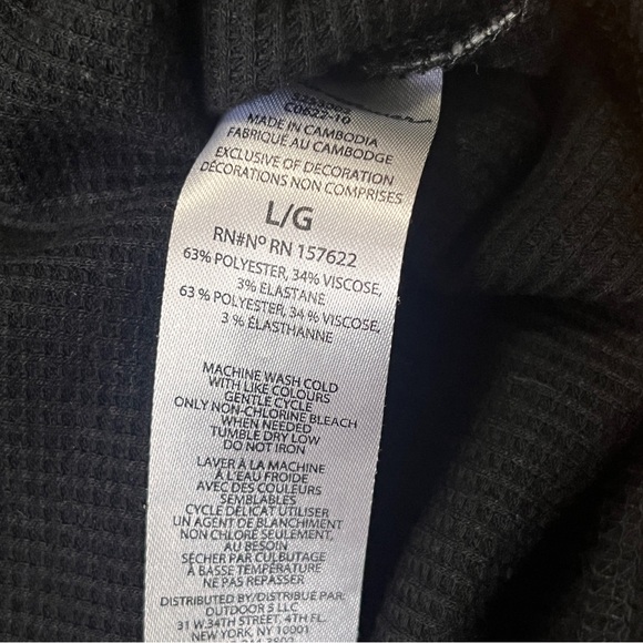 NWOT •Eddie Bauer • Lounge • Long Sleeve Shirt - Picture 4 of 4